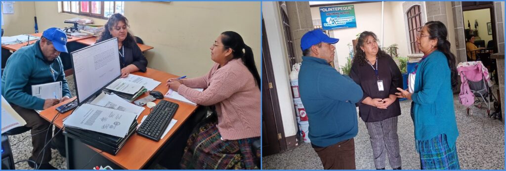 VISITA INSTITUCIONAL EN LA MUNICIPALIDAD DE OLINTEPEQUE, QUETZALTENANGO