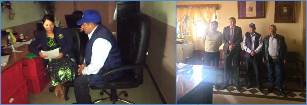 VISITA INSTITUCIONAL EN LA MUNICIPALIDAD DE SAN CARLOS SIJA, QUETZALTENANGO